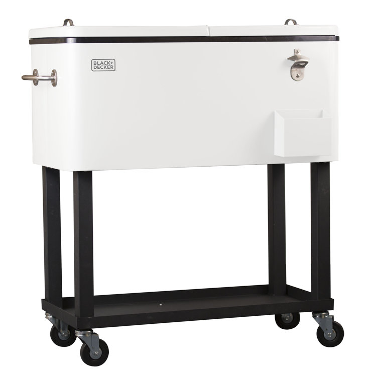 Black + Decker 60 Qt. Mobile Cart Cooler & Reviews Wayfair.ca